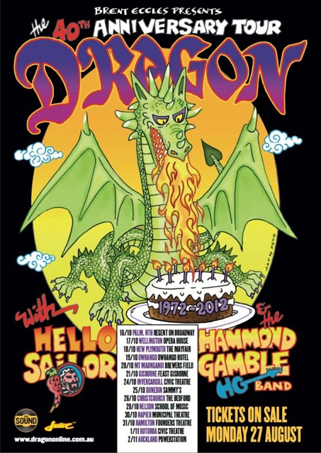 Hammond Gamble Band Gig Poster